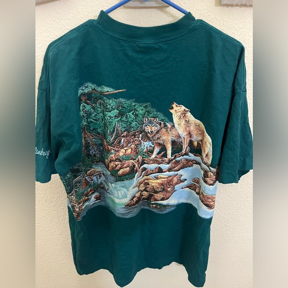 Vintage Wolf Shirt XL - Picture 4 of 4